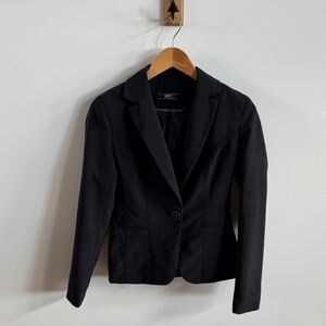 Suzy Shier Classic Black Suit Jacket